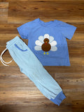 Blue Turkey Set (spots)