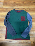 Dark Colorblock LS T-Shirt