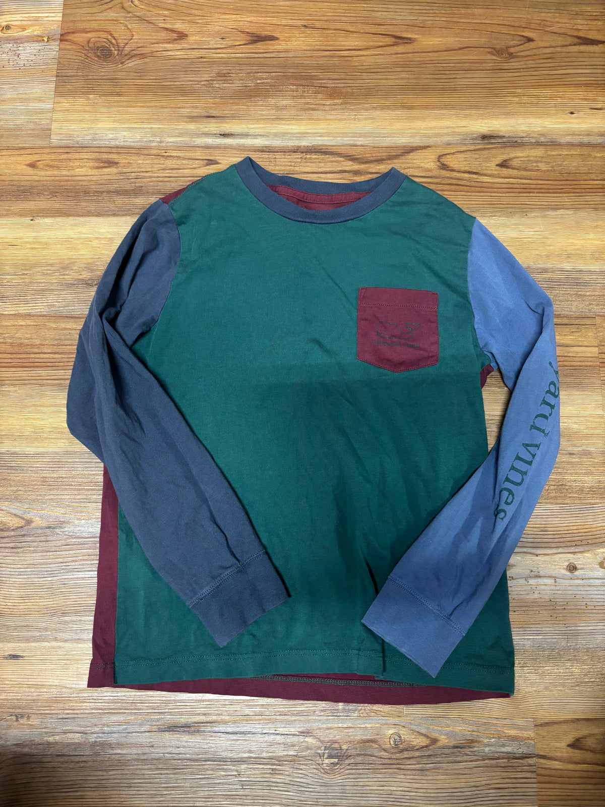 Dark Colorblock LS T-Shirt