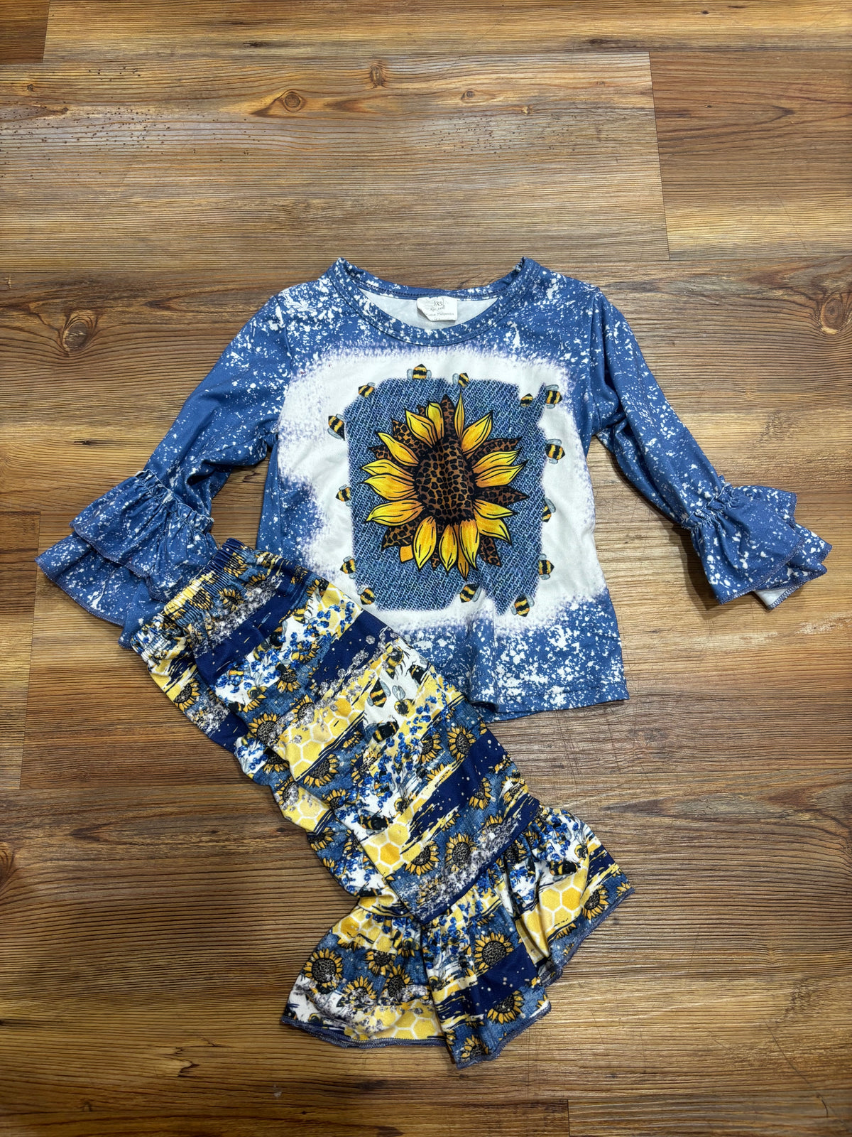 Blue Bleach Sunflower Set