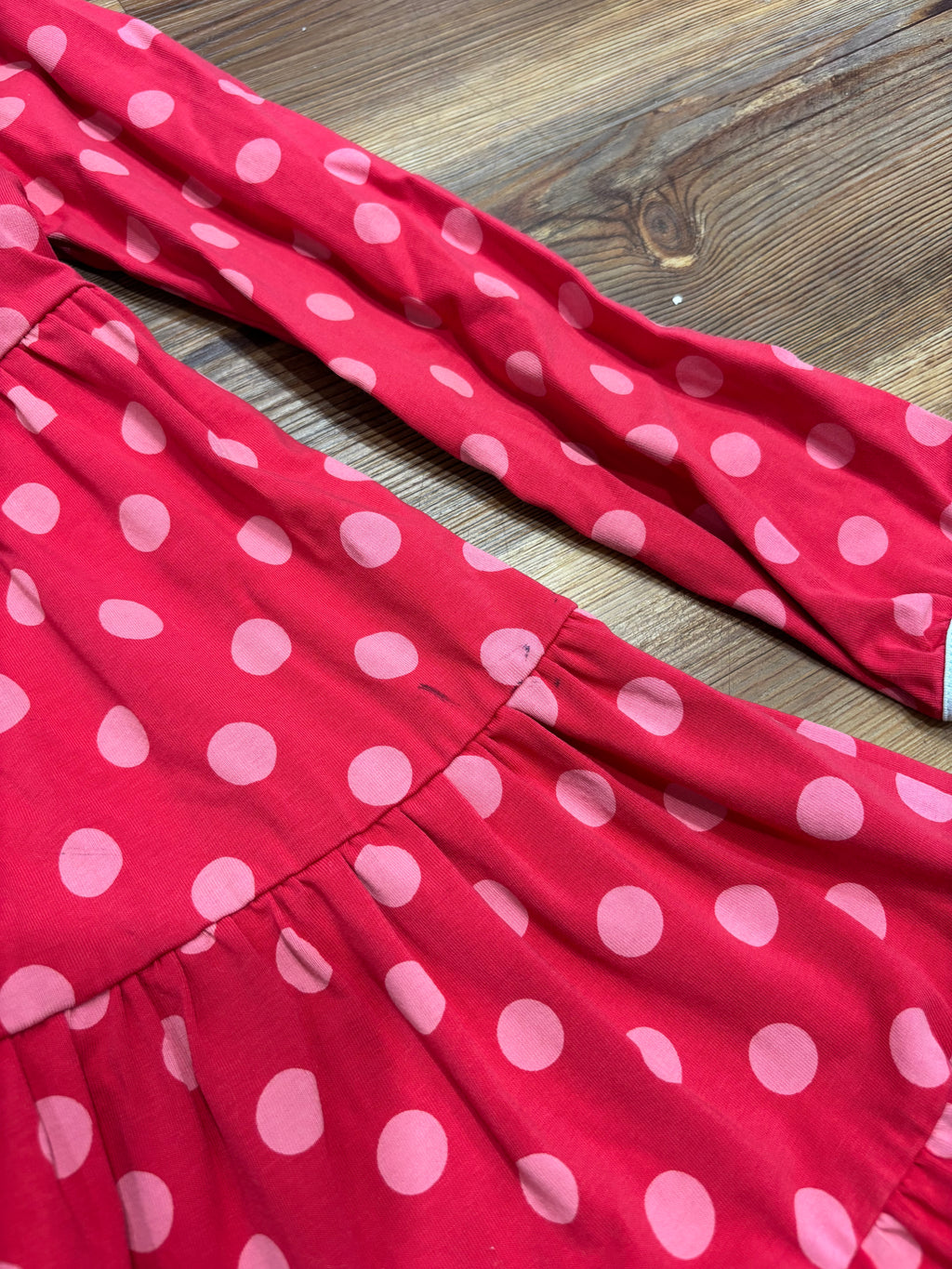 Red & Pink Polka Dot Dress (spots)