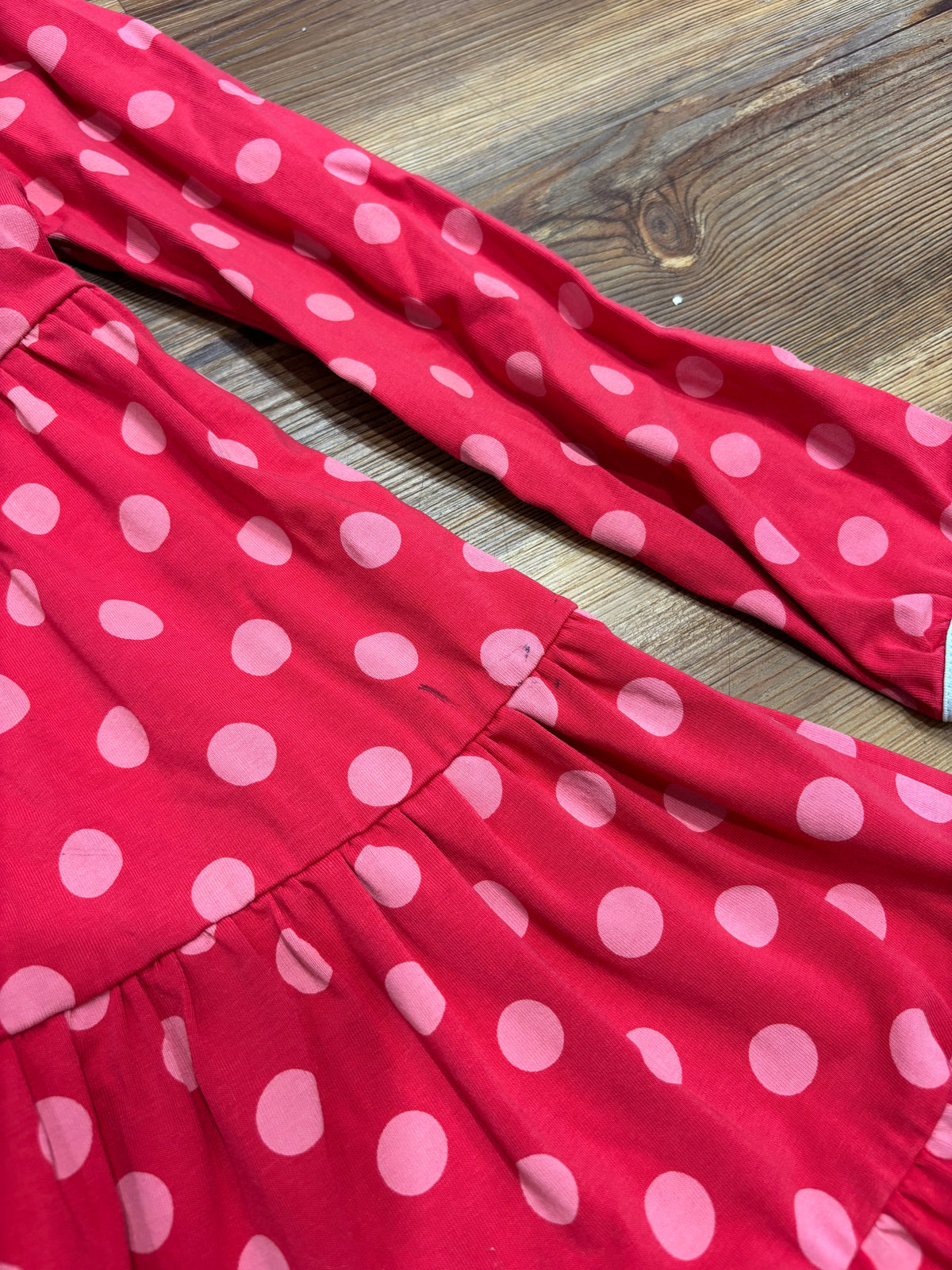 Red & Pink Polka Dot Dress (spots)
