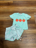 Teal Peach Set