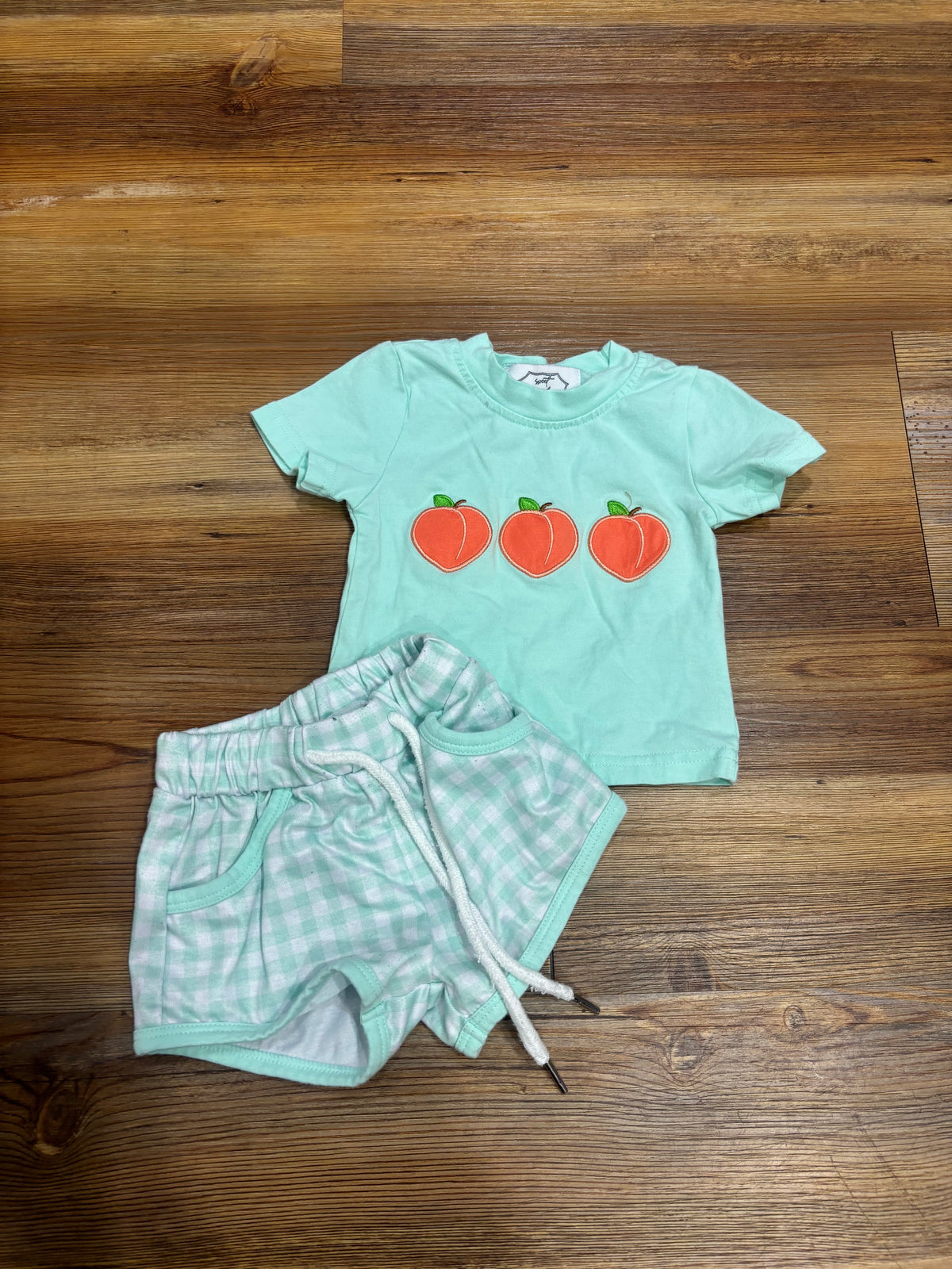 Teal Peach Set