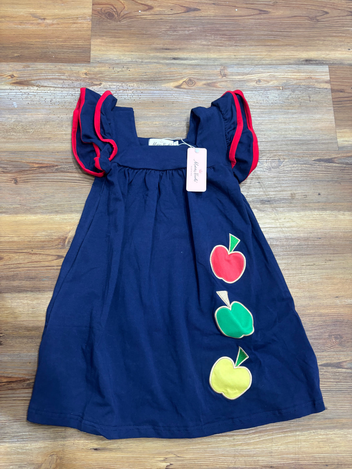 NWT Navy Apples Dress