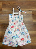 Rainbow Smocked Romper