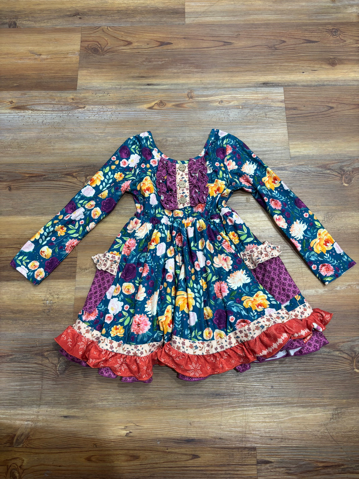 Floral Ruffle Dress