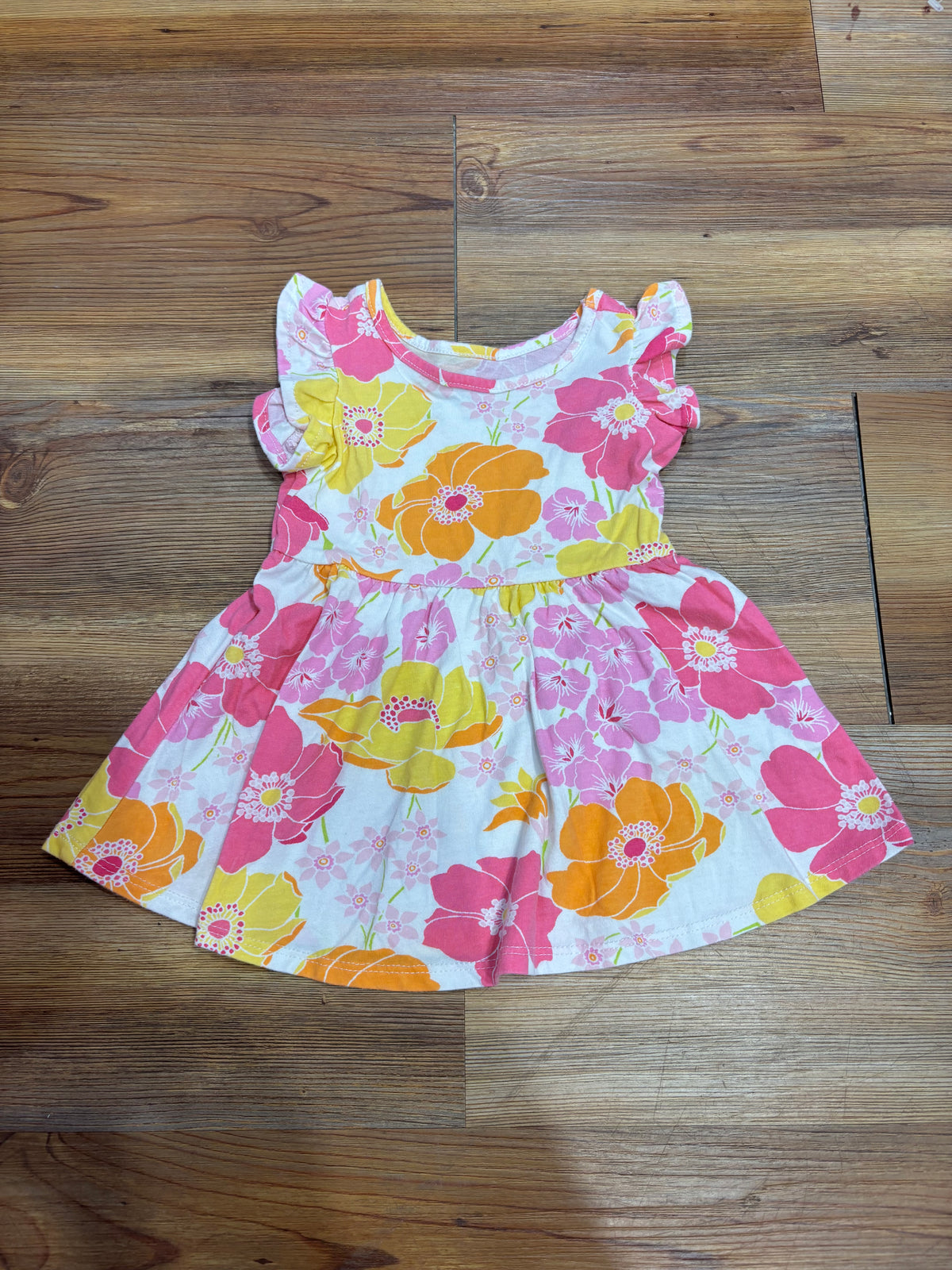 Pink Flowers Dress