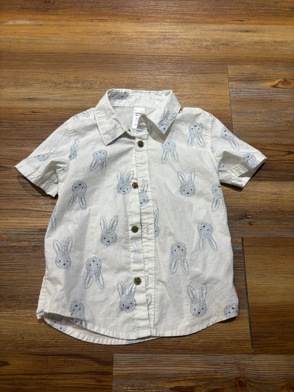 Blue Bunnies Button Down Shirt