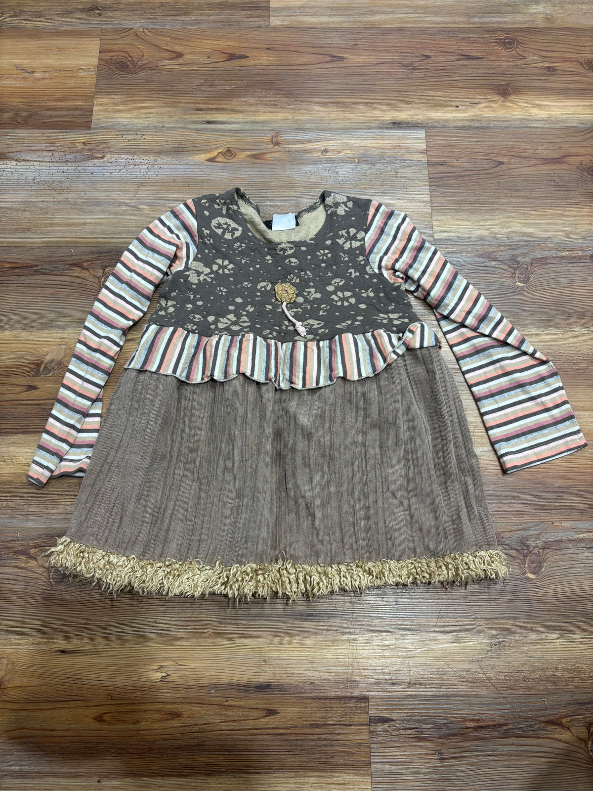 Brown Stripe Dress/Shirt