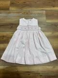 Pink Seersucker Smock Dress (spots)
