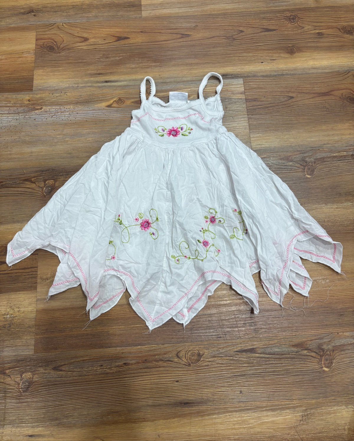 White Floral Dress