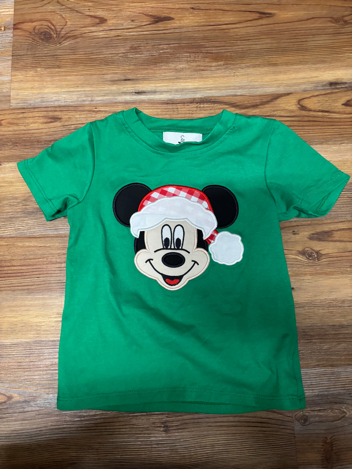 Green Christmas Mickey Shirt