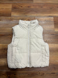 Ivory Puffer Vest