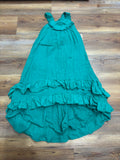 Green Hi-Low Dress