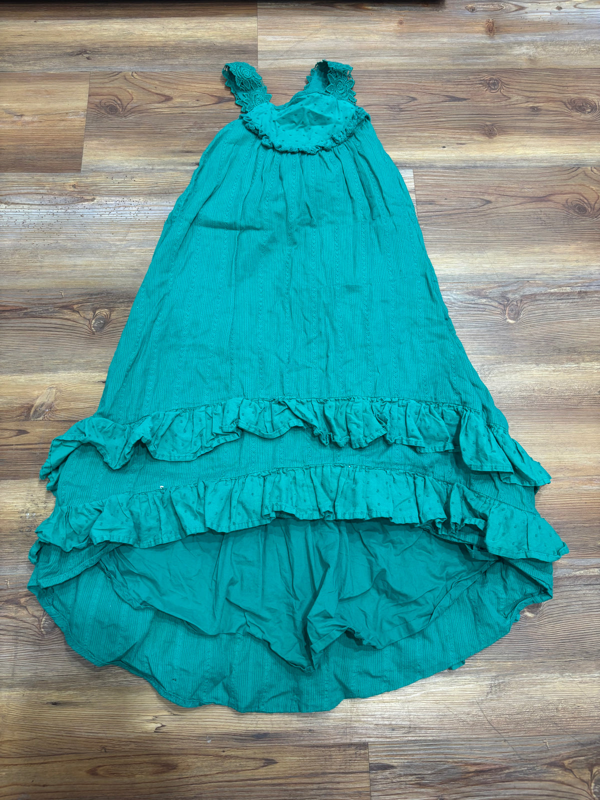 Green Hi-Low Dress