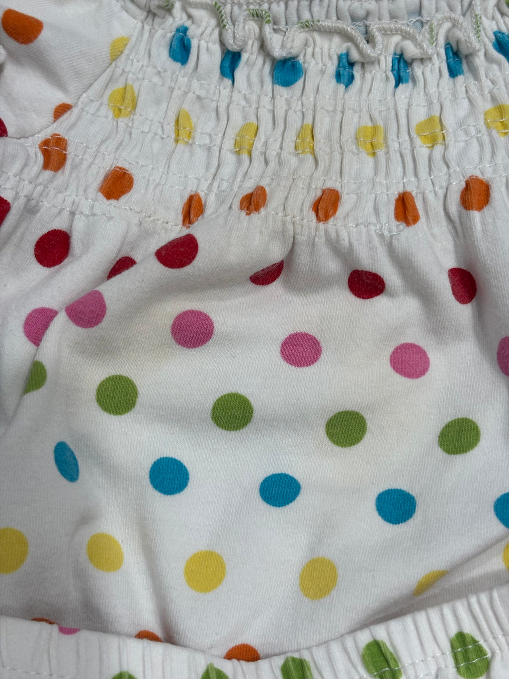 White Polka Dot Bloomer Set (spots)