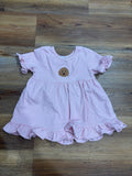 Pink Stripe Goldendoodle Shirt (spots)