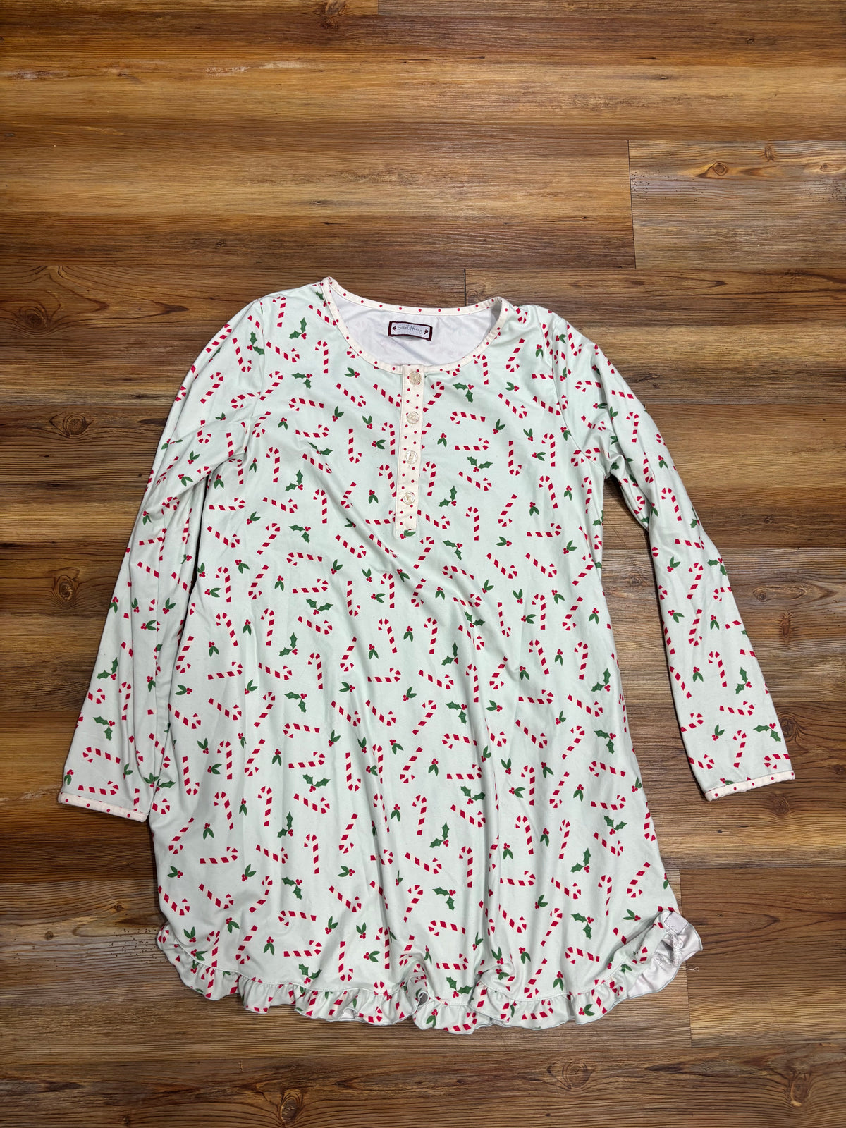 Women's Mint Candy Cane Nightgown