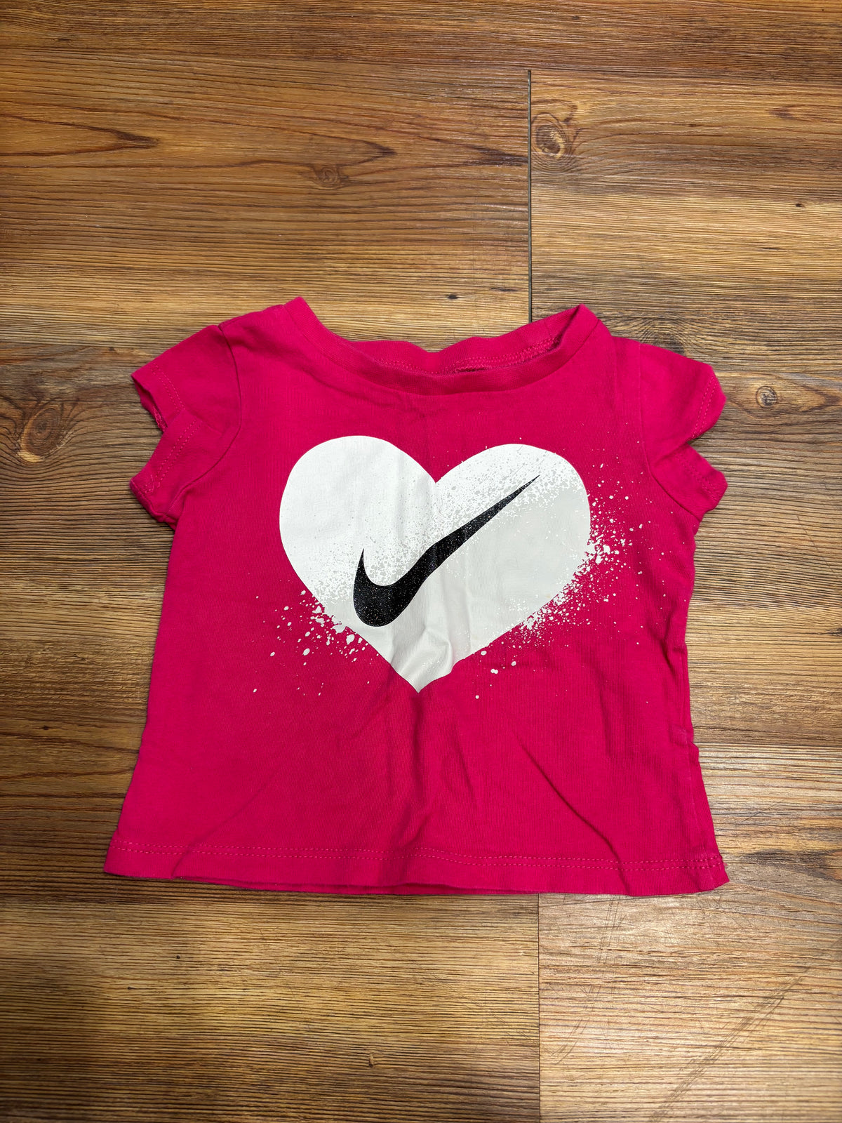 Pink Nike Heart Shirt