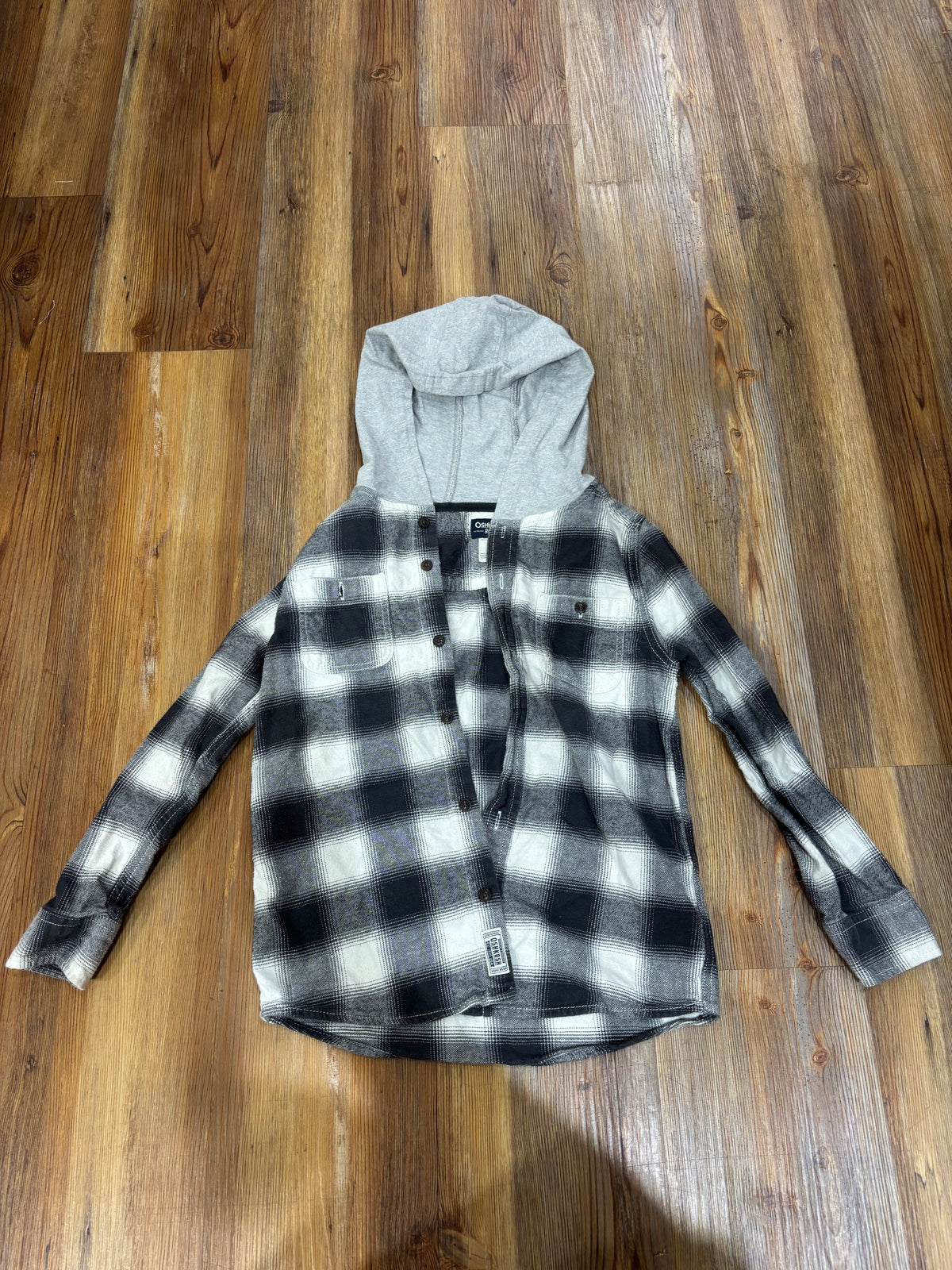 Grey Flannel Hoodie