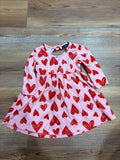 Red/Pink Hearts Dress