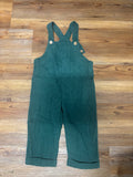 Green Corduroy Overalls