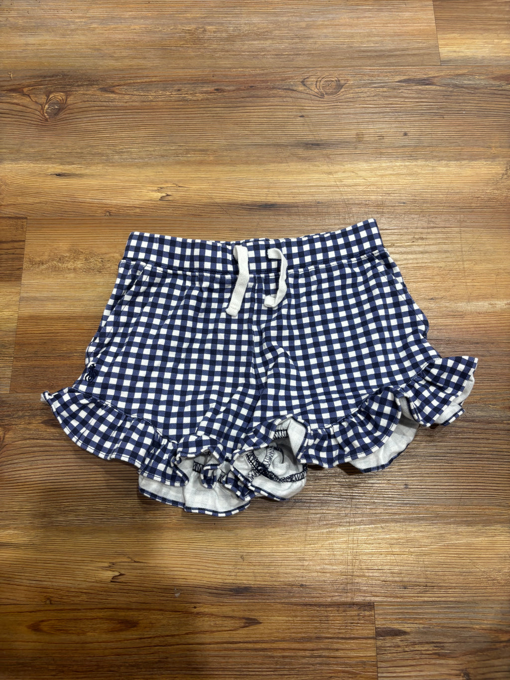 Blue Plaid Polo Set
