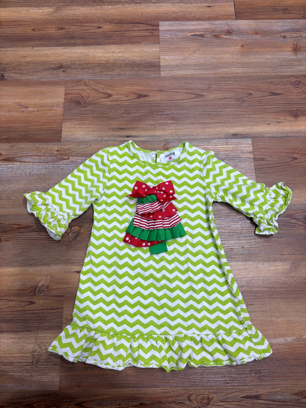 Chevron Christmas Tree Dress