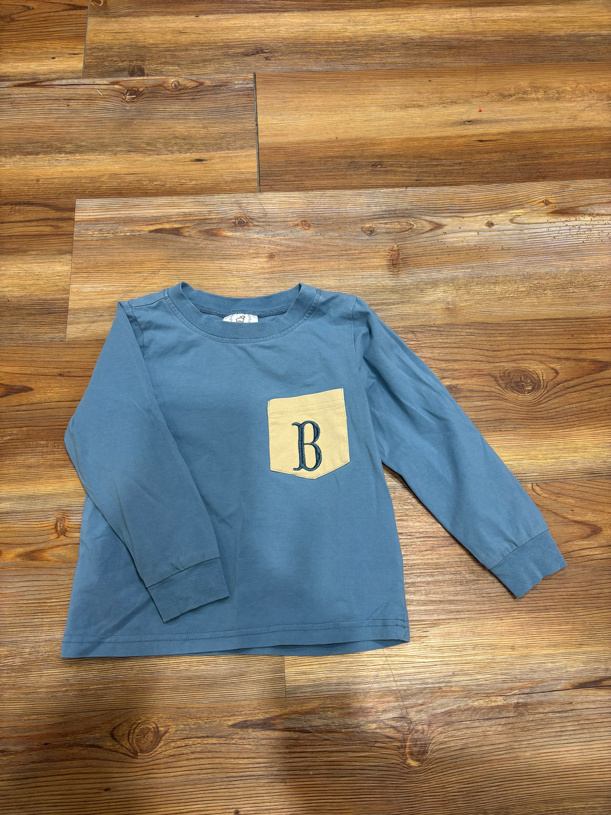 Blue "B" LS Shirt