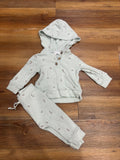Knit Cotton Hoodie Set