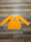 Orange Football Long Sleeve Shirt