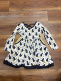 Black & Gold Christmas Dress