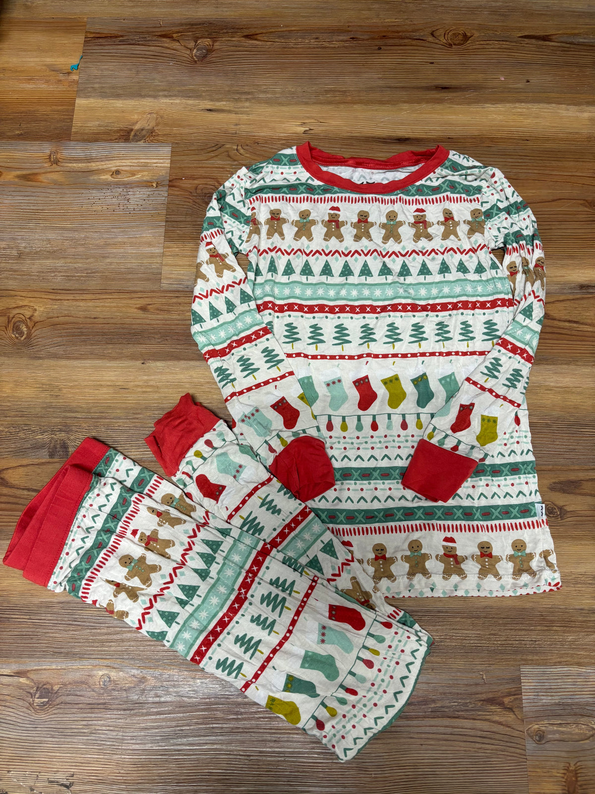 Gingerbread Stockings PJ Set