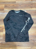 Black Printed LS Shirt