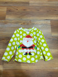 Green Polka Dot Santa Shirt
