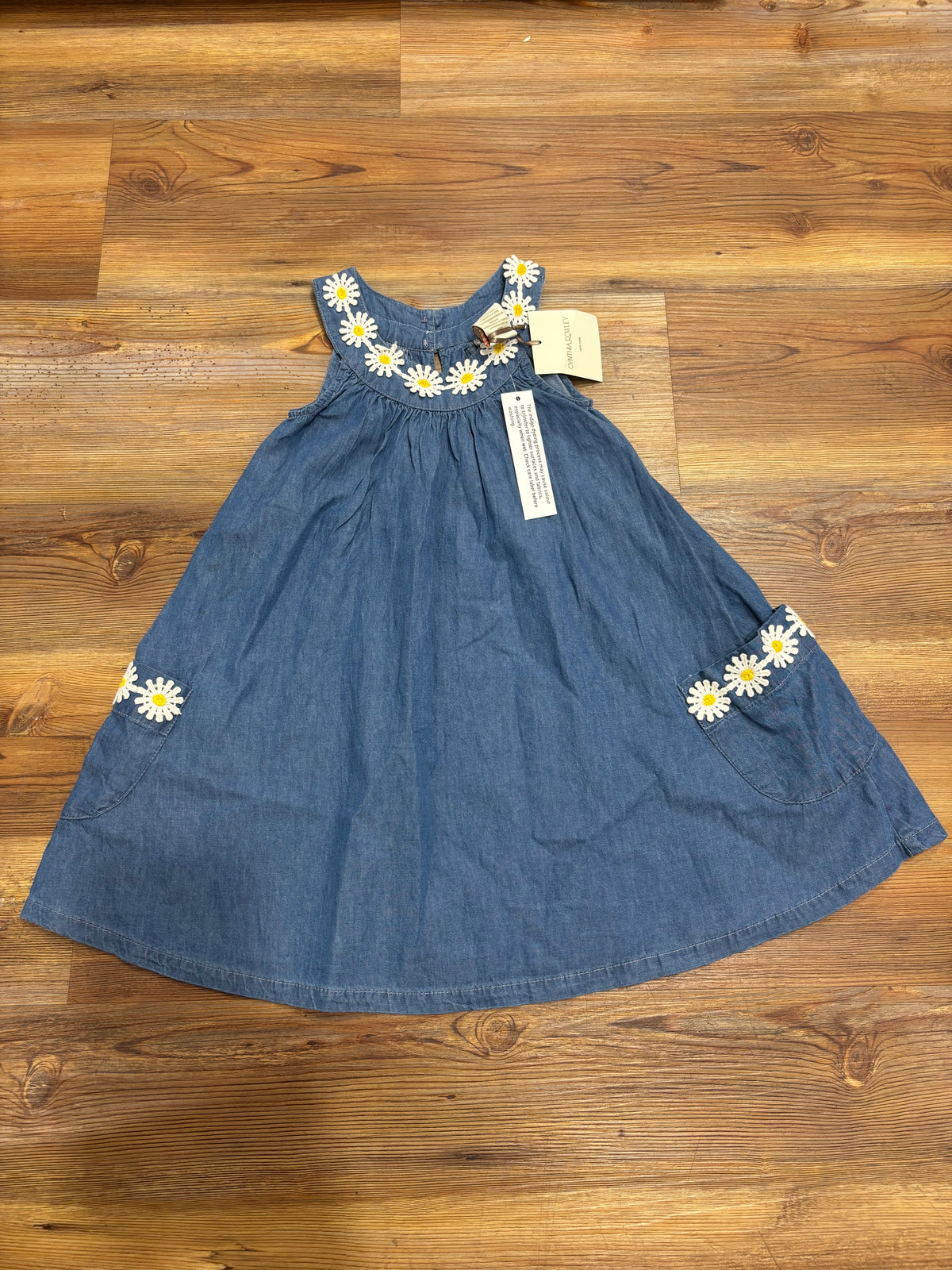 NWT Denim Floral Dress