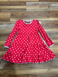 Red & Pink Polka Dot Dress (spots)