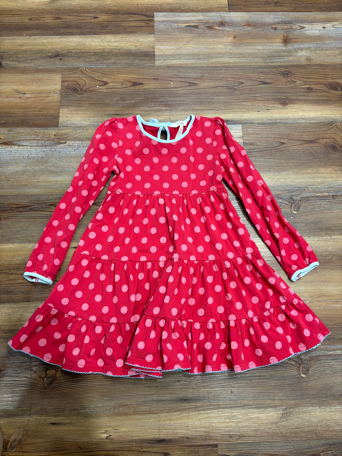 Red & Pink Polka Dot Dress (spots)