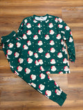 Adult Green Santa PJ Set