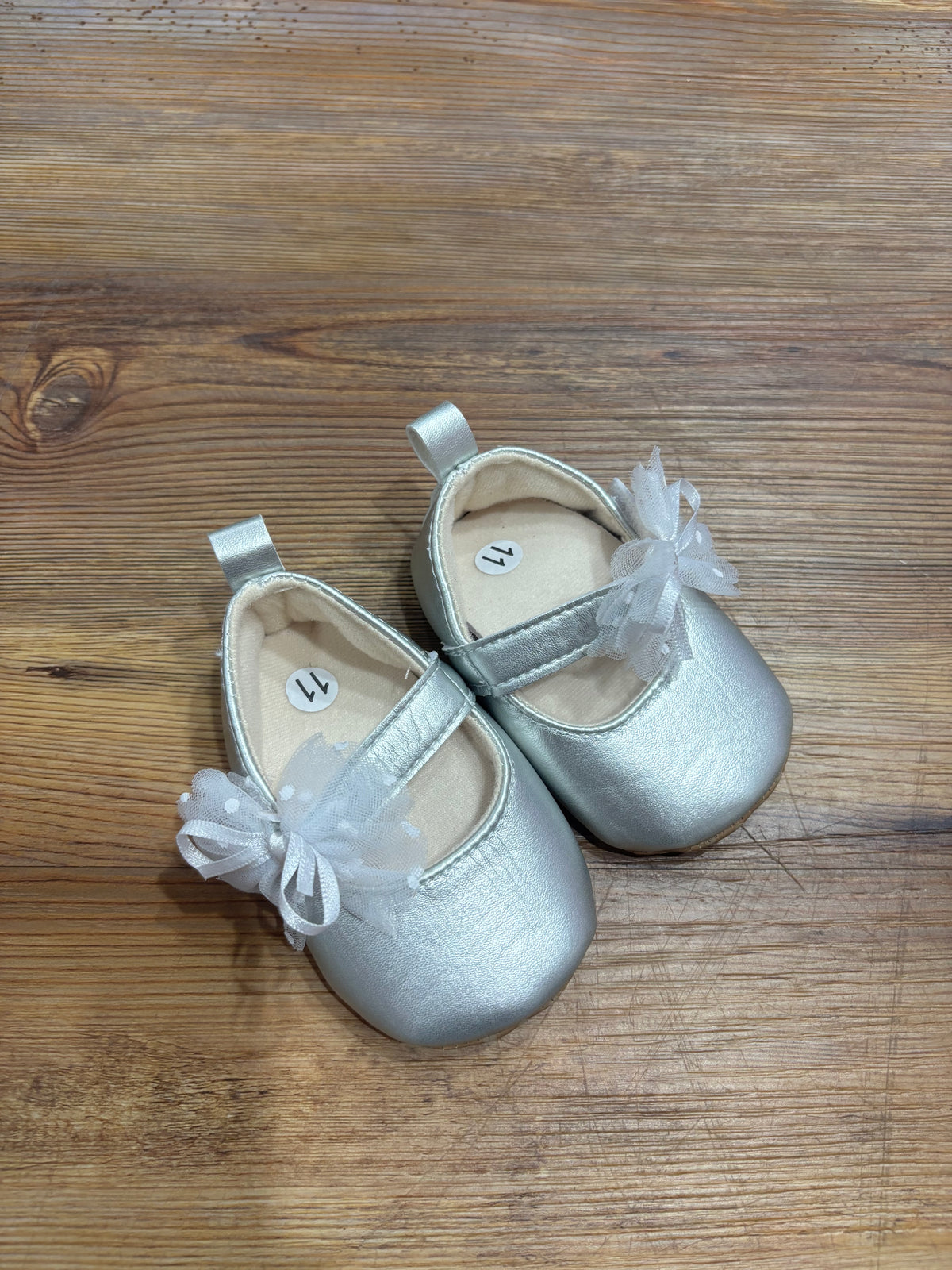 Silver Ribbon Shoes