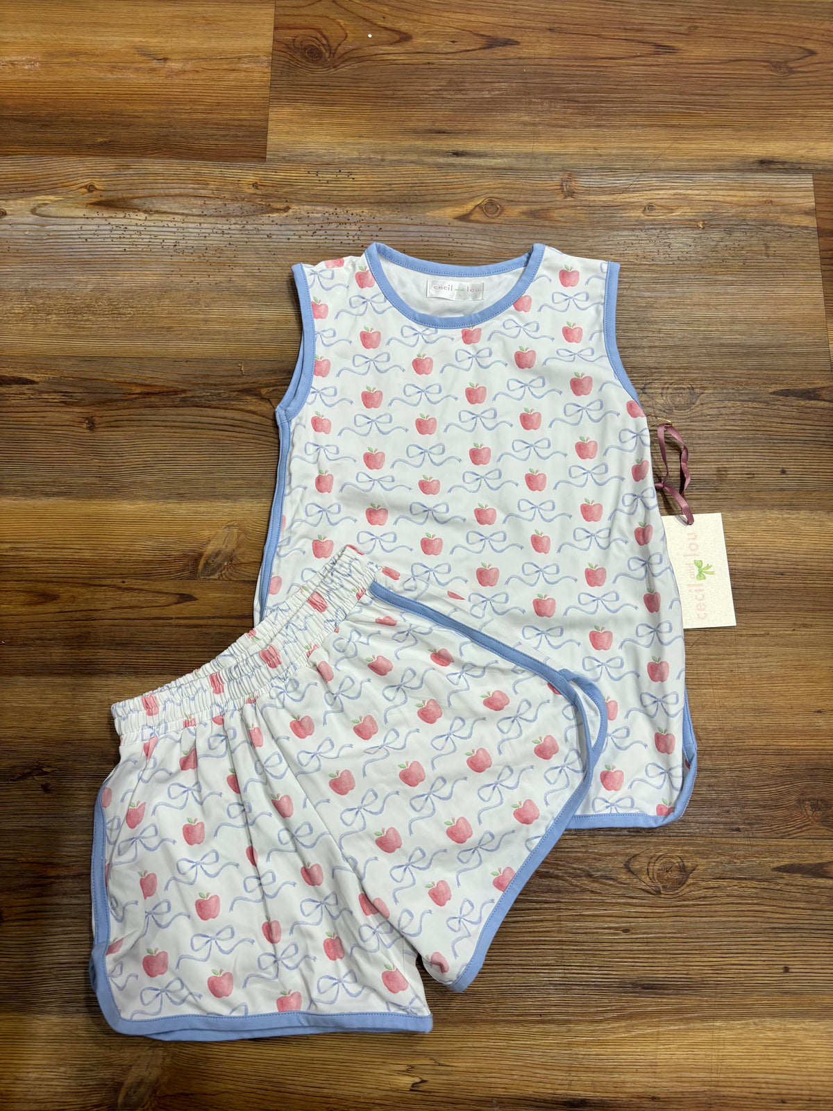 NWT Apples & Ribbons Set