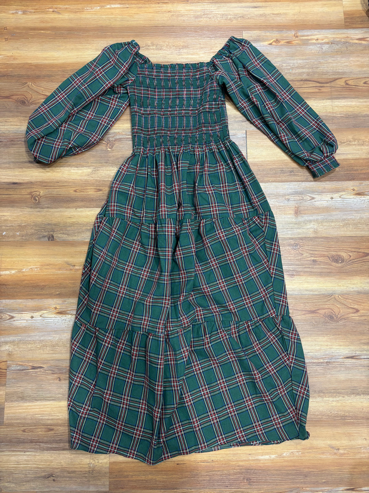 NWT Women's Christmas Plaid Dress