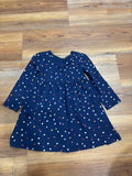 Navy Polka Dot Dress