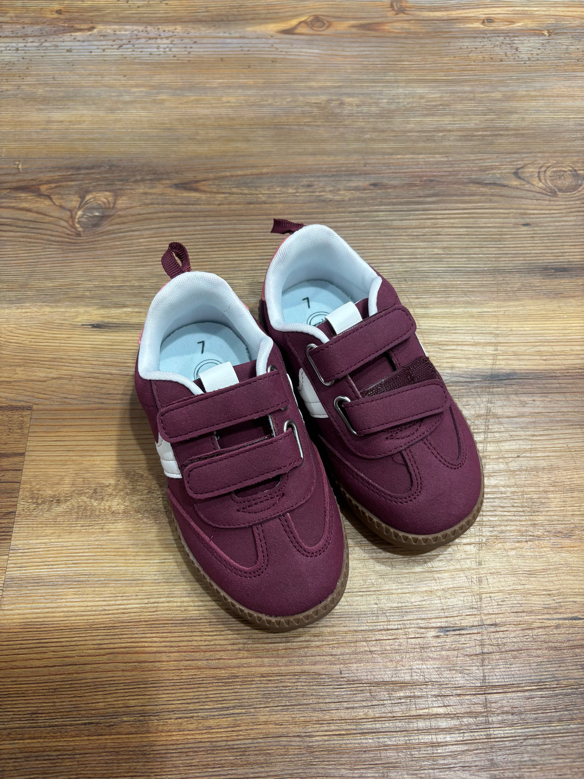 Plum Velcro Shoes