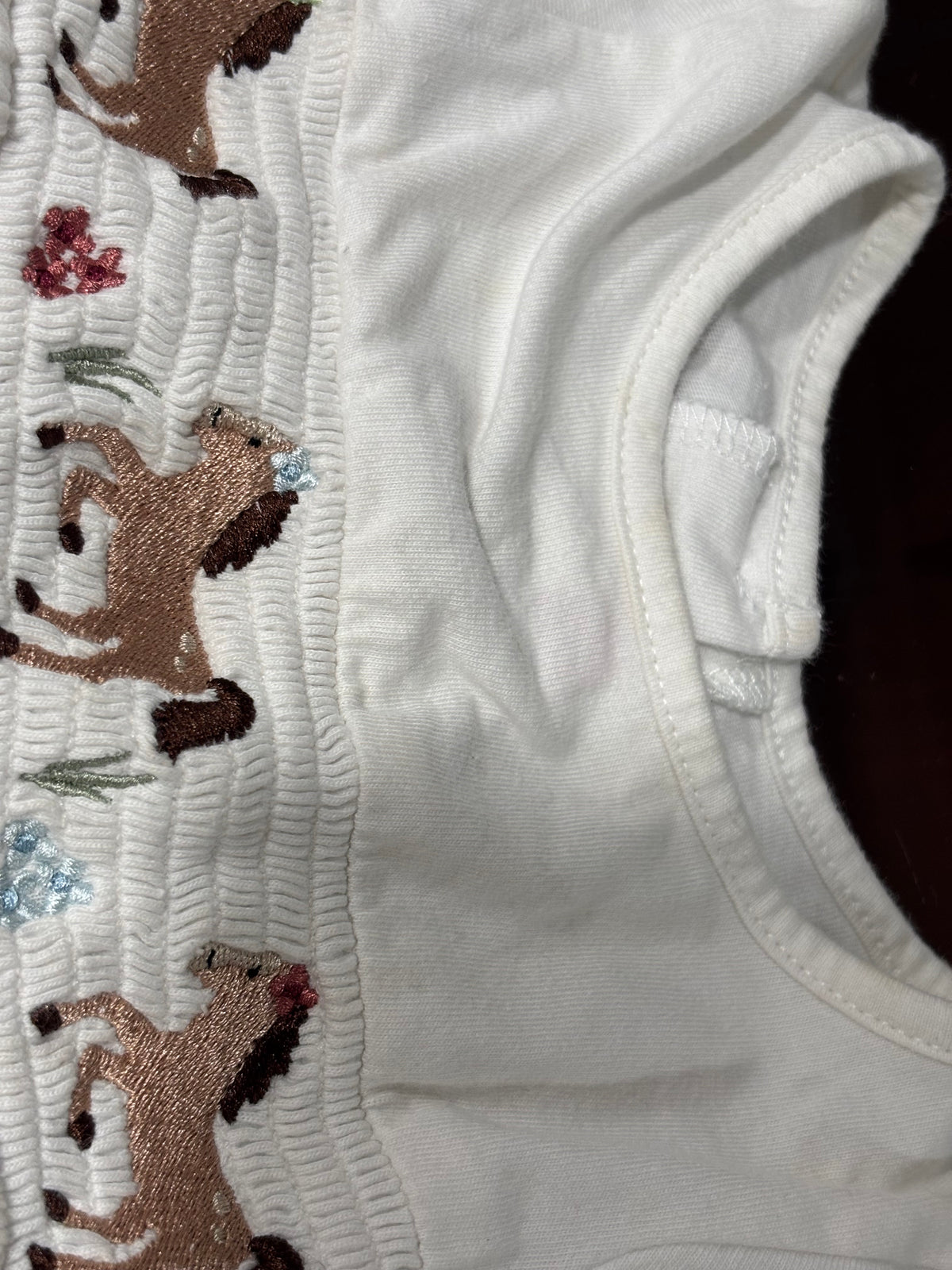 Smocked Horse Shirt (spots)