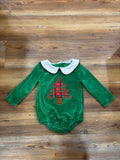 Velvet Plaid Christmas Tree Bubble