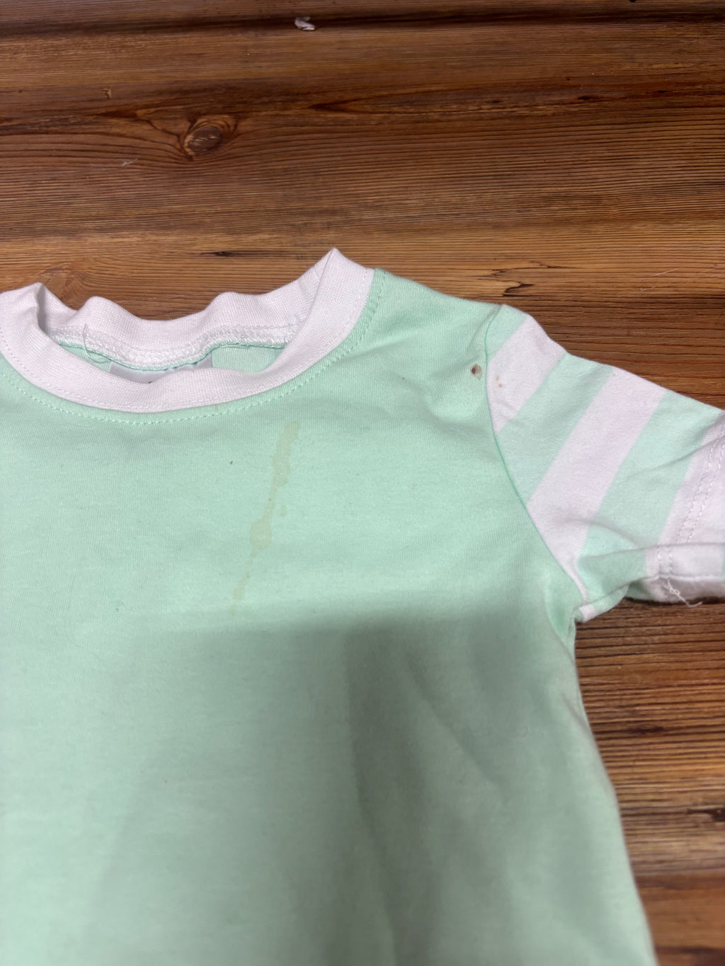 Mint & White Stripe Set (spots)