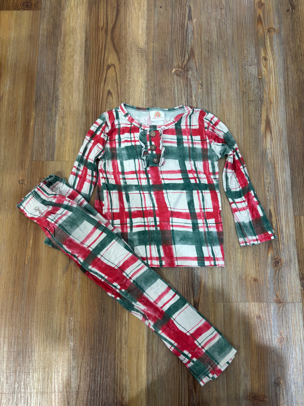 Christmas Plaid PJ Set