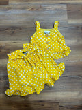 Yellow Polka Dot Ruffle Set